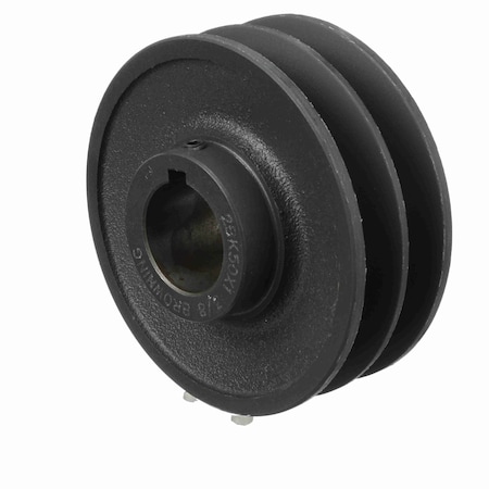 Browning 2 Groove Cast Iron Fhp - Finished Bore Sheave, 2BK50X 1 3/8 2BK50X 1 3/8